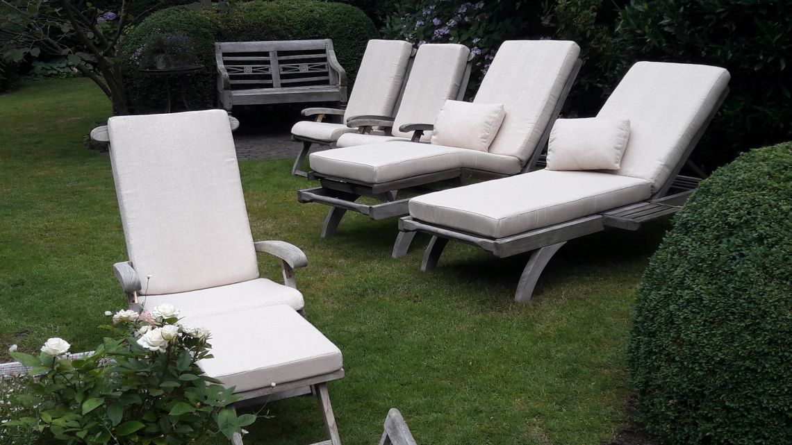 Kussens op maat, maatkussens, loungekussens DD&B outdoor living