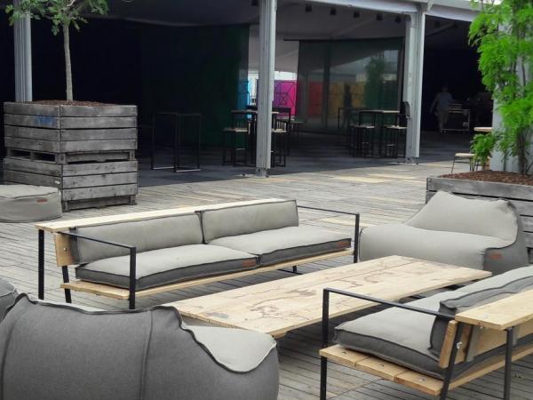 DD&B outdoor living vip area Werchter 2017